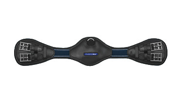 Passierblu Wave Leder Kurzgurt